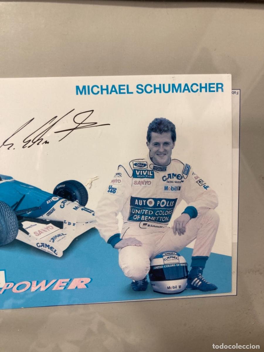 Coleccionismo deportivo: Aut&oacute;grafo antiguo de michael schumacher - Foto 3