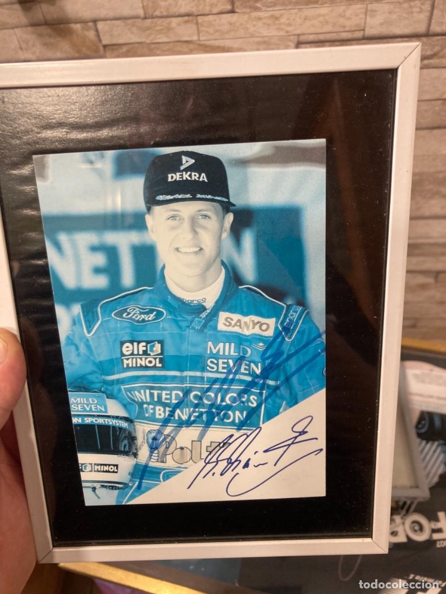 Coleccionismo deportivo: Aut&oacute;grafo antiguo de michael schumacher - Foto 1