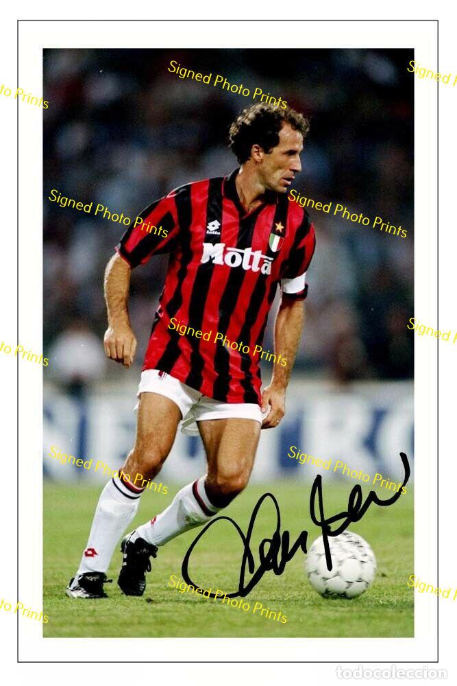 Sammelleidenschaft Sport: Franco Baresi &rdquo;MILAN&rdquo; - FOTO FIRMADA - FIRMA IMPRESA - ENV&Iacute;O GRATIS