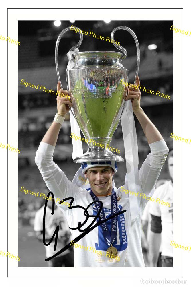 Sammelleidenschaft Sport: Gareth Bale &rdquo;REAL MADRID&rdquo; - FOTO FIRMADA - FIRMA IMPRESA - ENV&Iacute;O GRATIS