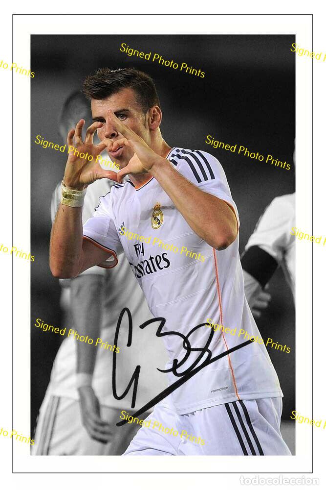 Sammelleidenschaft Sport: Gareth Bale &rdquo;REAL MADRID&rdquo; - FOTO FIRMADA - FIRMA IMPRESA - ENV&Iacute;O GRATIS
