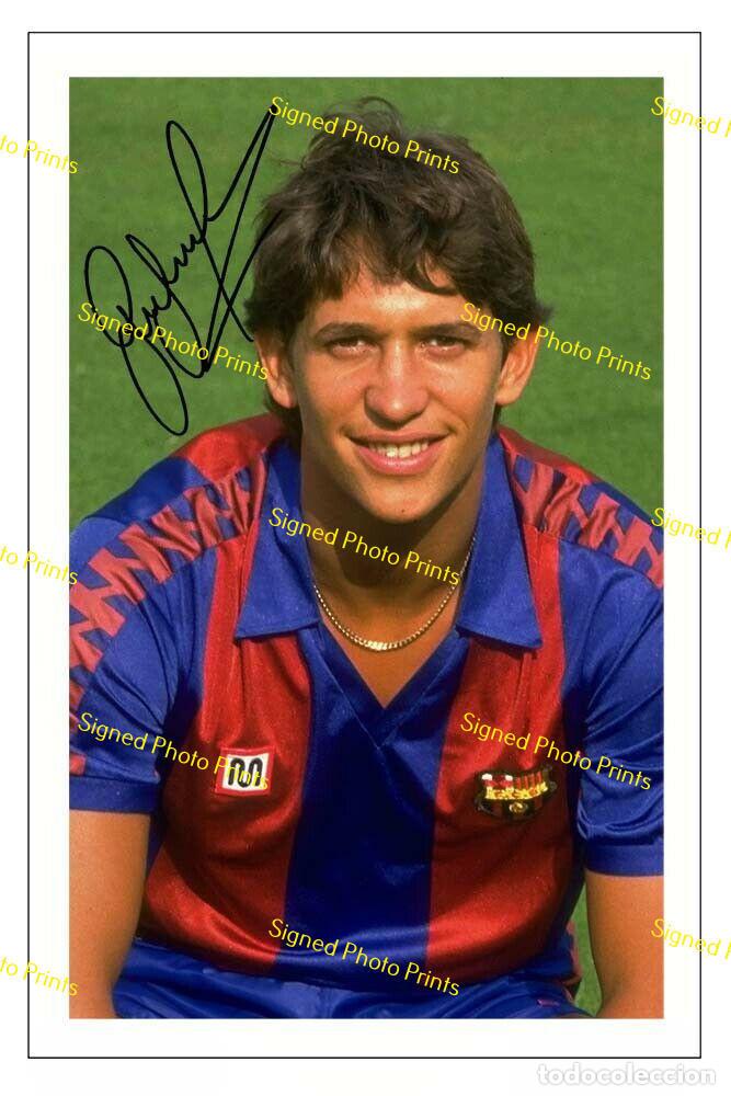 Sammelleidenschaft Sport: Gary Lineker &rdquo;BARCELONA&rdquo; - FOTO FIRMADA - FIRMA IMPRESA - ENV&Iacute;O GRATIS