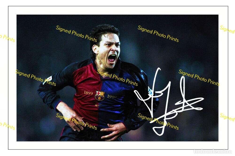 Sammelleidenschaft Sport: Jari Litmenen &rdquo;BARCELONA&rdquo; - FOTO FIRMADA - FIRMA IMPRESA - ENV&Iacute;O GRATIS