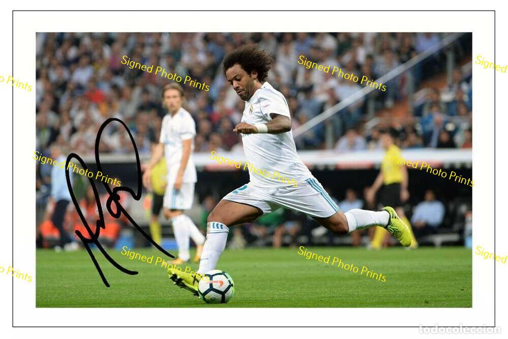 Sammelleidenschaft Sport: MARCELO &rdquo;REAL MADRID&rdquo; - FOTO FIRMADA - FIRMA IMPRESA - ENV&Iacute;O GRATIS