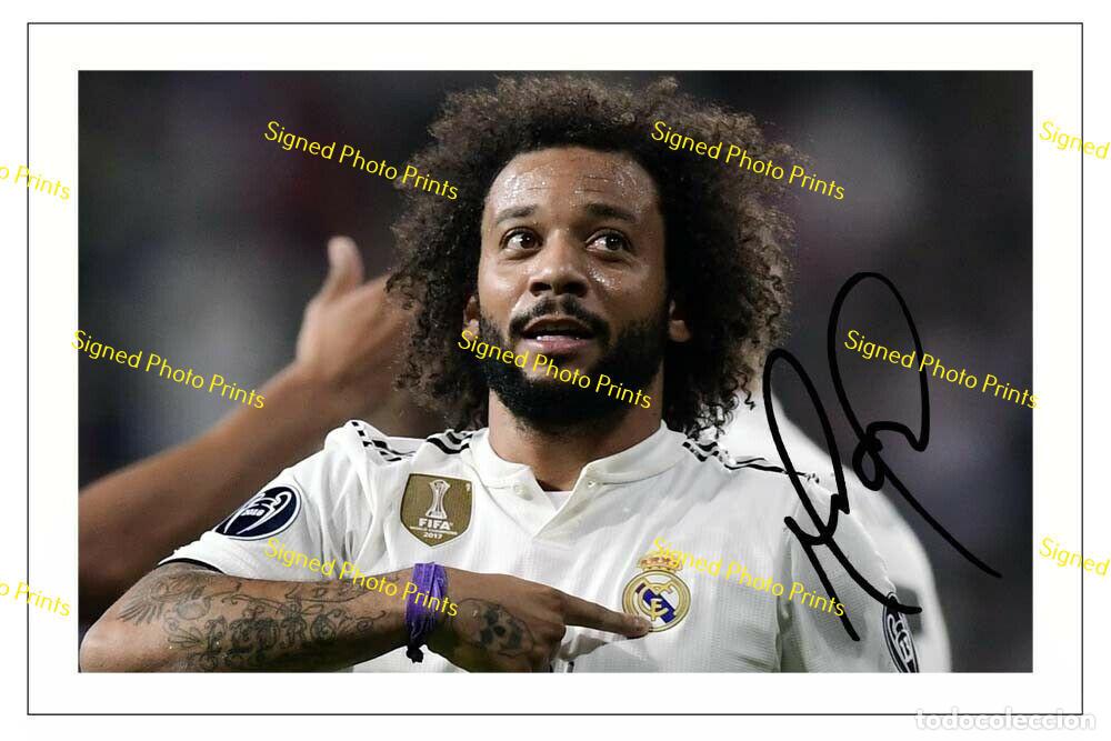 Sammelleidenschaft Sport: MARCELO &rdquo;REAL MADRID&rdquo; - FOTO FIRMADA - FIRMA IMPRESA - ENV&Iacute;O GRATIS