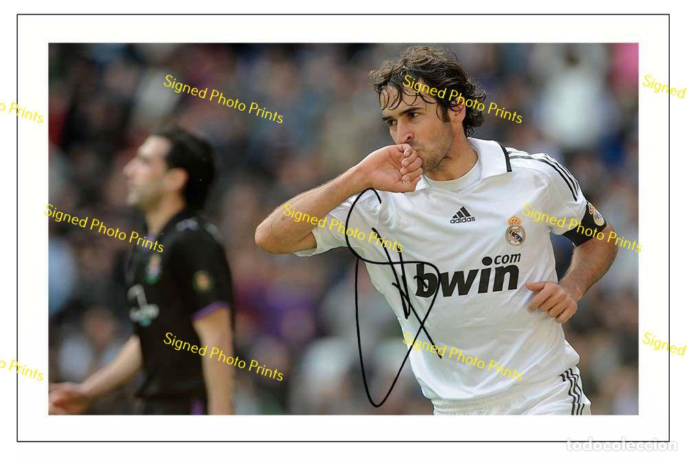 Sammelleidenschaft Sport: Ra&uacute;l &rdquo;REAL MADRID&rdquo; - FOTO FIRMADA - FIRMA IMPRESA - ENV&Iacute;O GRATIS