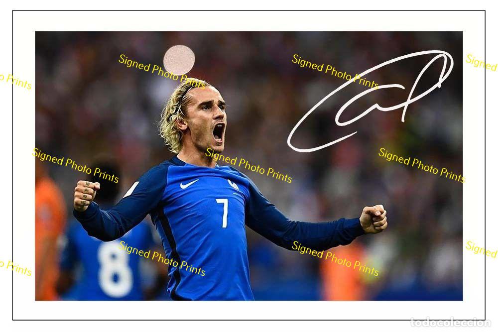 Sammelleidenschaft Sport: Antoine Griezmann Francia Copa del Mundo 2018 - FOTO FIRMADA - FIRMA IMPRESA - ENV&Iacute;O GRATIS