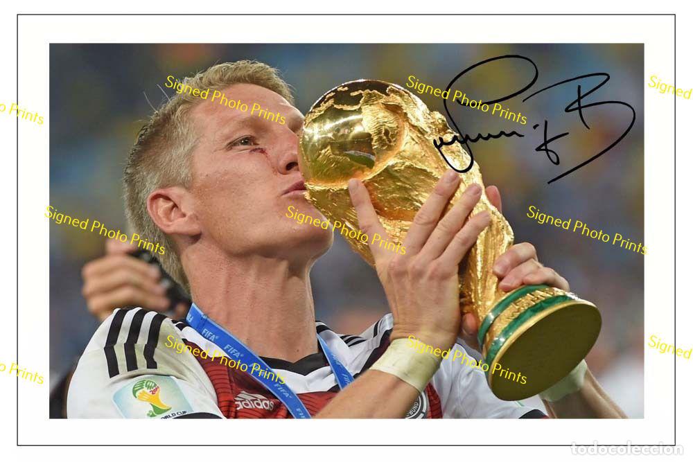 Sammelleidenschaft Sport: BASTIAN SCHWEINSTEIGER &rdquo;ALEMANIA&rdquo; - FOTO FIRMADA - FIRMA IMPRESA - ENV&Iacute;O GRATIS