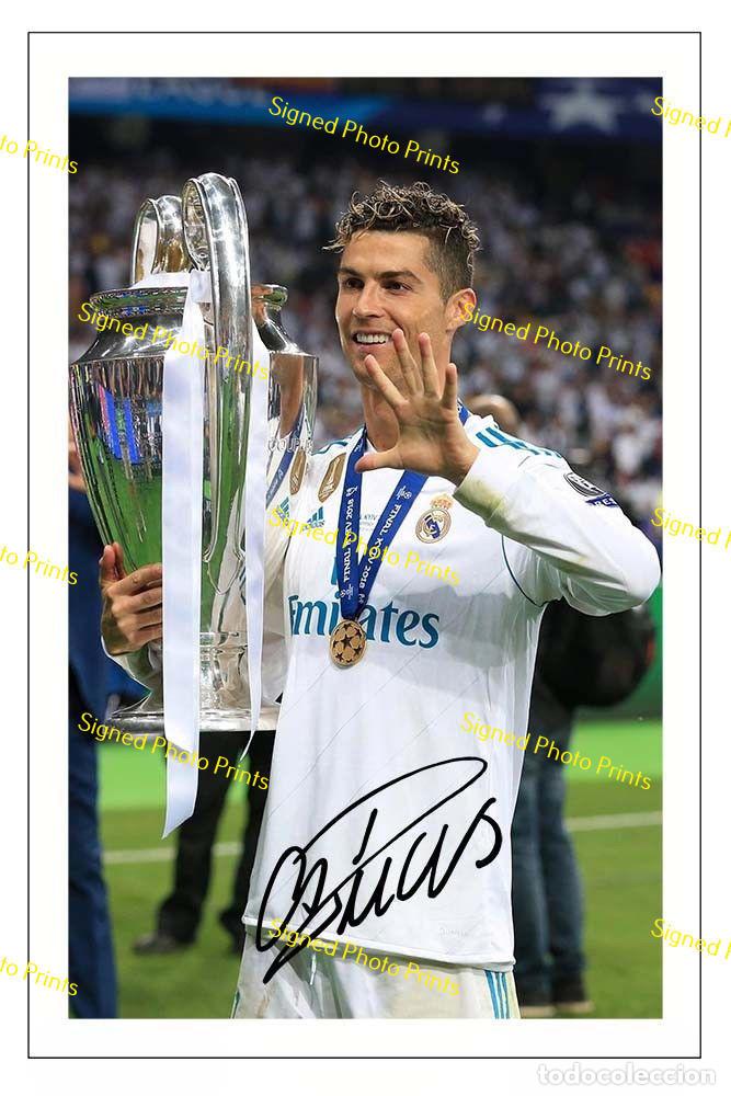 Sammelleidenschaft Sport: CRISTIANO RONALDO &rdquo;REAL MADRID&rdquo; - FOTO FIRMADA - FIRMA IMPRESA - ENV&Iacute;O GRATIS