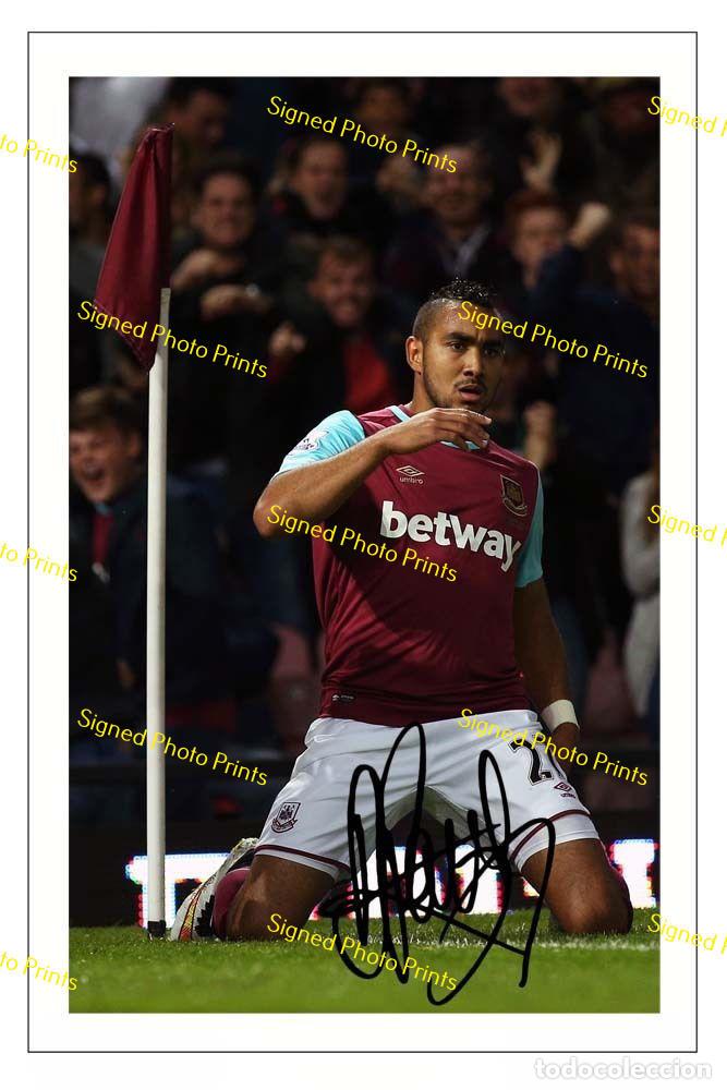 Sammelleidenschaft Sport: Dimitri Payet &rdquo;WEST HAM&rdquo; - FOTO FIRMADA - FIRMA IMPRESA - ENV&Iacute;O GRATIS