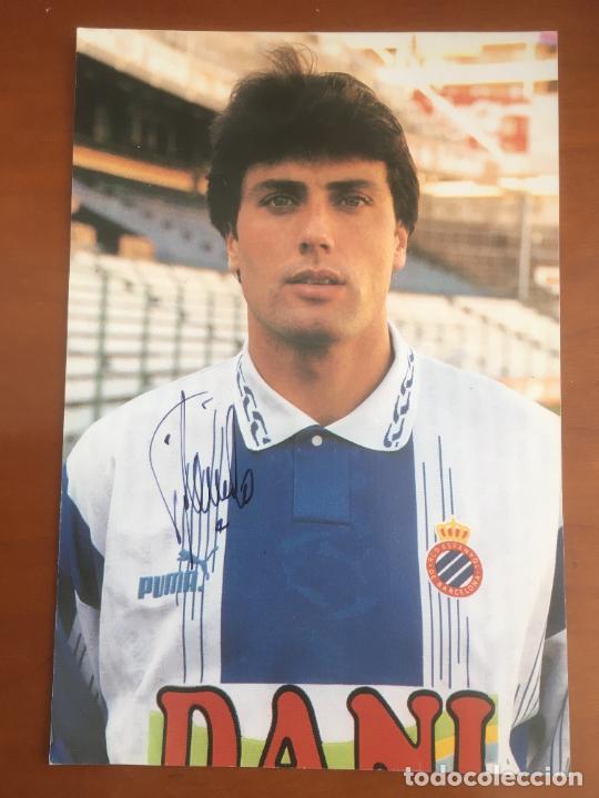Sports collectibles: nando real club deportivo espa&ntilde;ol postal original con autografo original