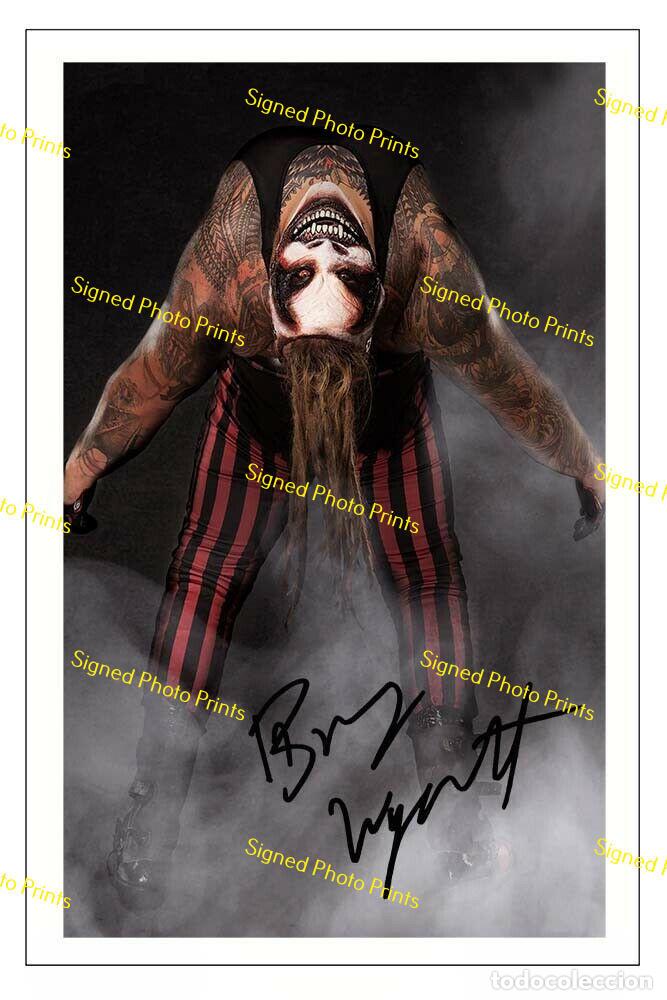 Sammelleidenschaft Sport: WWE BRAY WYATT - FOTO FIRMADA FIRMA IMPRESA - ENV&Iacute;O GRATIS