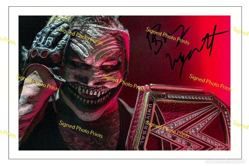 Sammelleidenschaft Sport: WWE BRAY WYATT - FOTO FIRMADA FIRMA IMPRESA - ENV&Iacute;O GRATIS