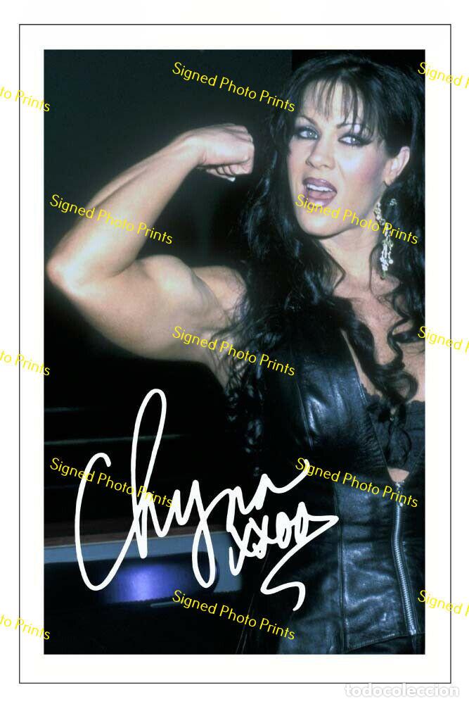 Sammelleidenschaft Sport: WWE CHYNA - FOTO FIRMADA FIRMA IMPRESA - ENV&Iacute;O GRATIS