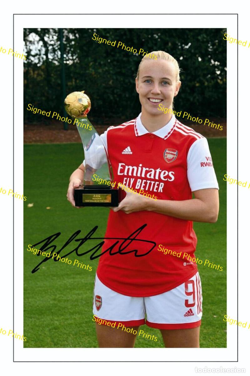 Sammelleidenschaft Sport: BETH MEAD &rdquo;ARSENAL&rdquo; - FOTO FIRMADA - FIRMA IMPRESA - ENV&Iacute;O GRATIS