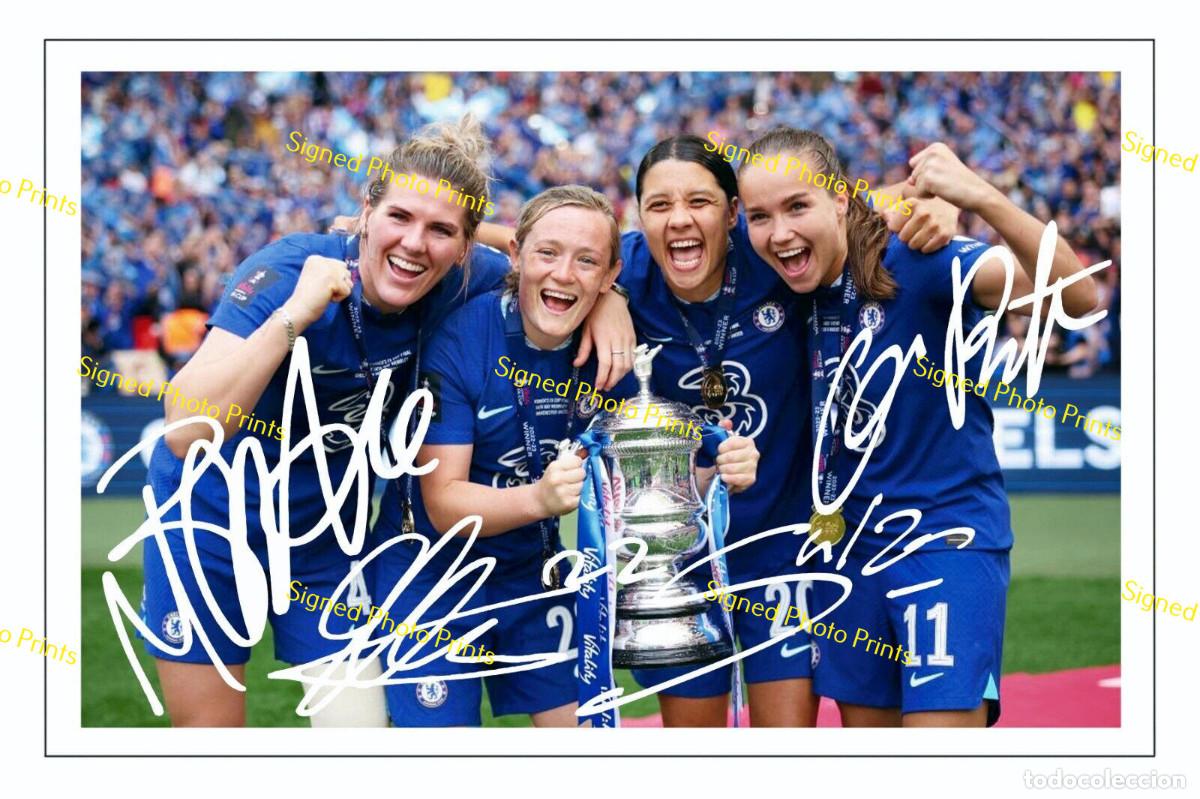 Sammelleidenschaft Sport: BRIGHT, CUTHBERT, KERR & REITEN &rdquo;CHELSEA&rdquo; - FOTO FIRMADA - FIRMA IMPRESA - ENV&Iacute;O GRATIS