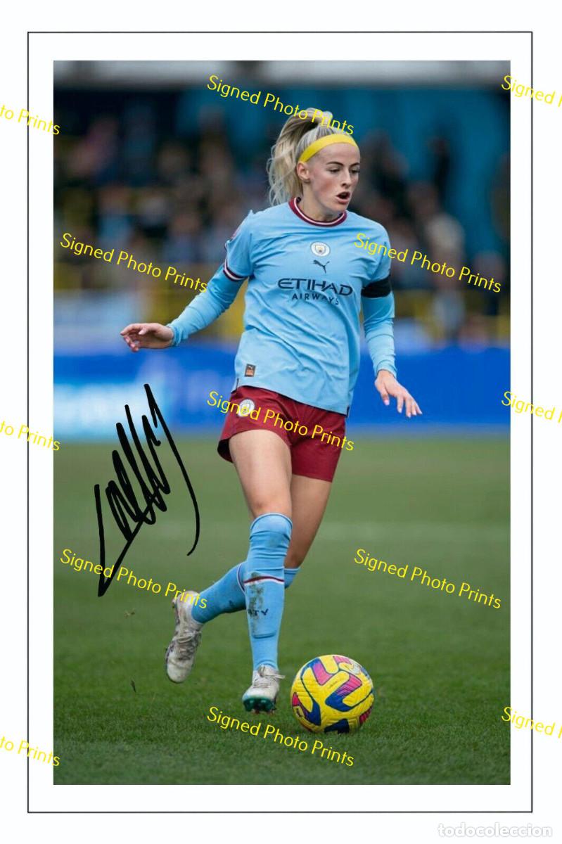 Sammelleidenschaft Sport: CHLOE KELLY &rdquo;MANCHESTER CITY&rdquo; - FOTO FIRMADA - FIRMA IMPRESA - ENV&Iacute;O GRATIS