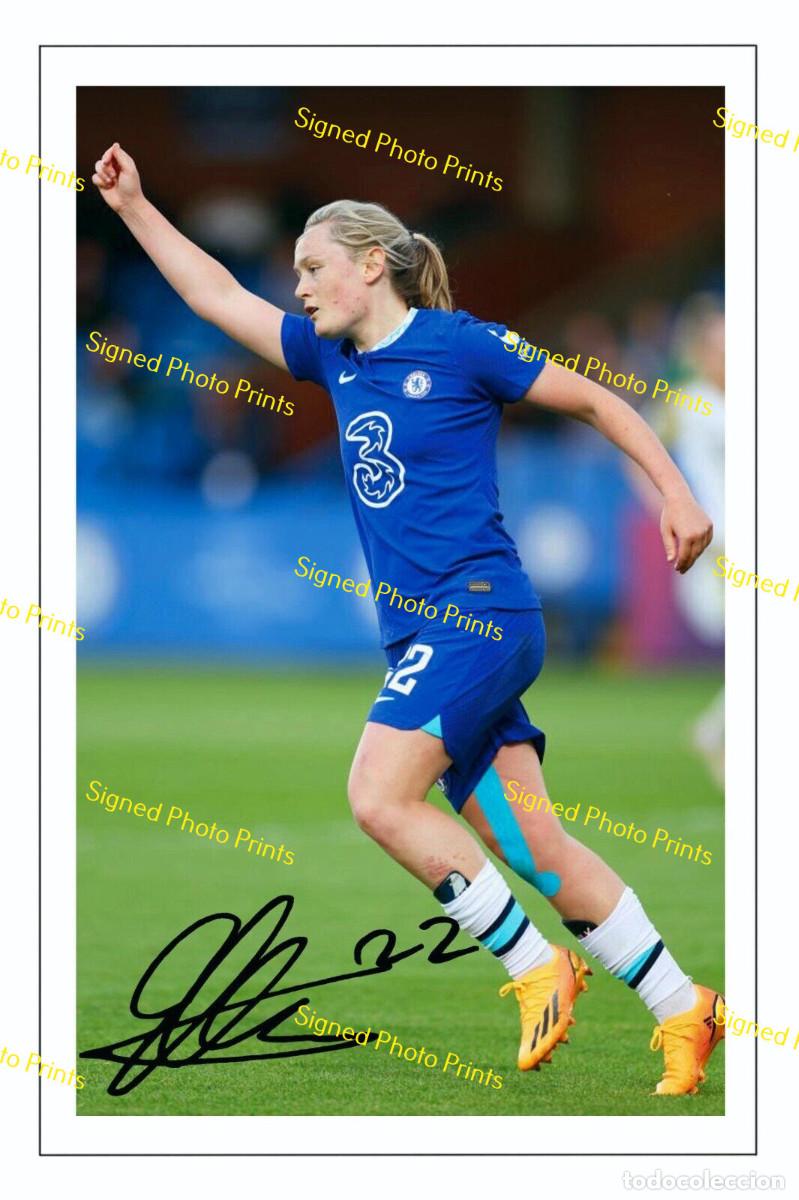Sammelleidenschaft Sport: ERIN CUTHBERT &rdquo;CHELSEA&rdquo; - FOTO FIRMADA - FIRMA IMPRESA - ENV&Iacute;O GRATIS