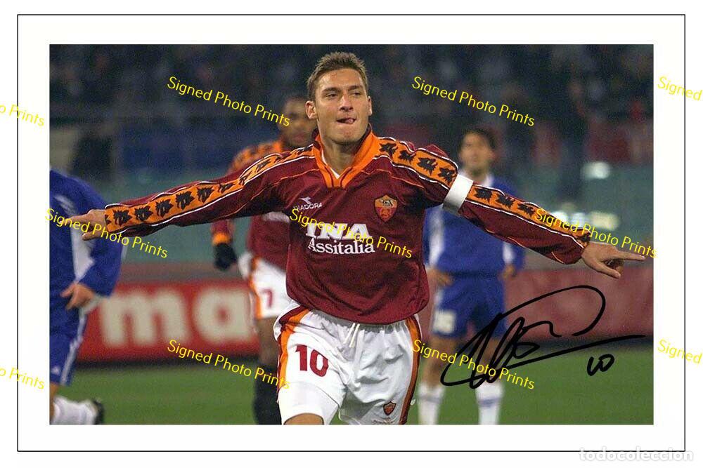Sammelleidenschaft Sport: FRANCESCO TOTTI &rdquo;ROMA&rdquo; - FOTO FIRMADA - FIRMA IMPRESA - ENV&Iacute;O GRATIS