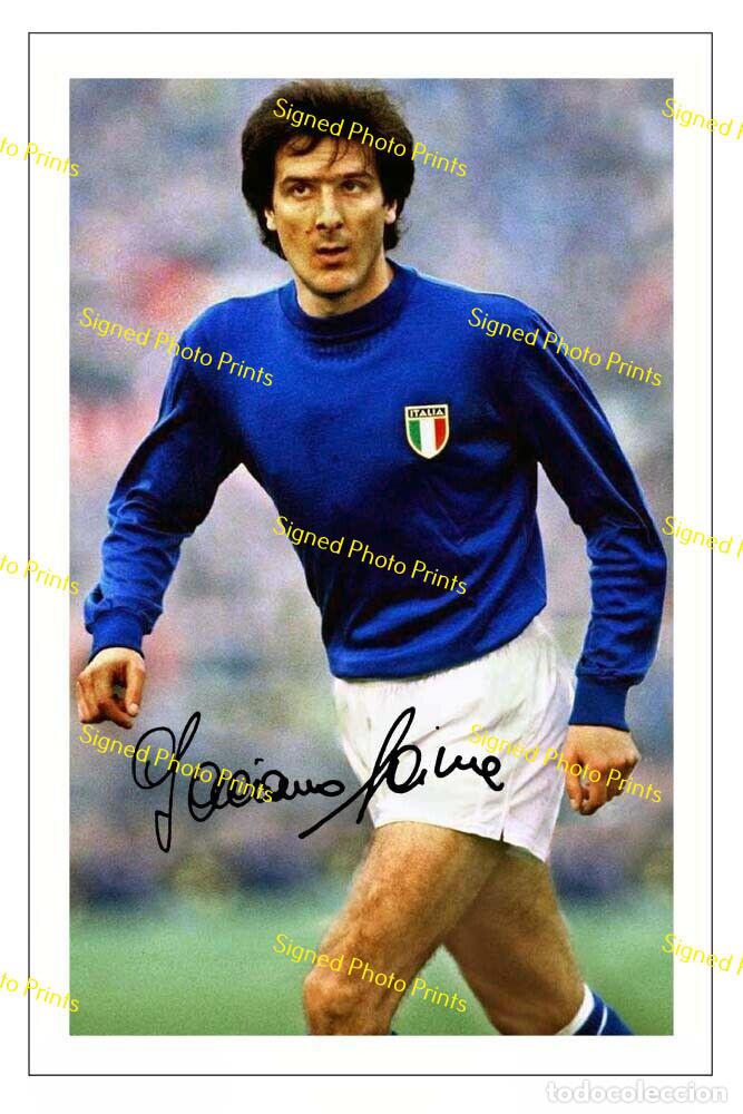 Sammelleidenschaft Sport: GAETANO SCIREA &rdquo;ITALIA&rdquo; - FOTO FIRMADA - FIRMA IMPRESA - ENV&Iacute;O GRATIS