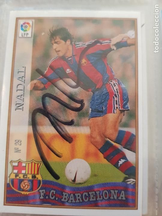 Coleccionismo deportivo: F.C.BARCELONA-NADAL - Foto 1