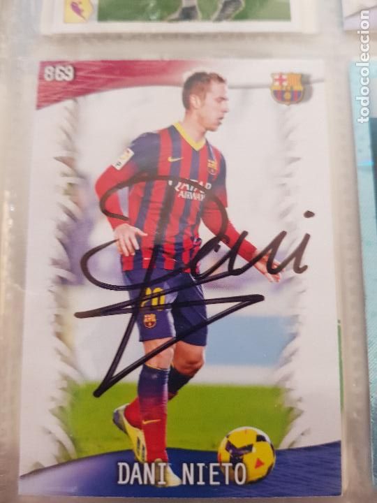 Coleccionismo deportivo: F.C.BARCELONA-DANI NIETO - Foto 1