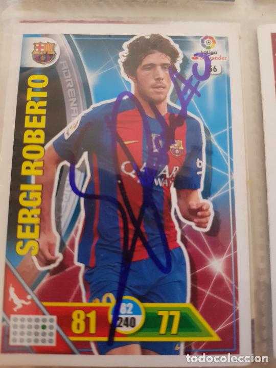 Coleccionismo deportivo: F.C.BARCELONA-SERGI ROBERTO - Foto 1