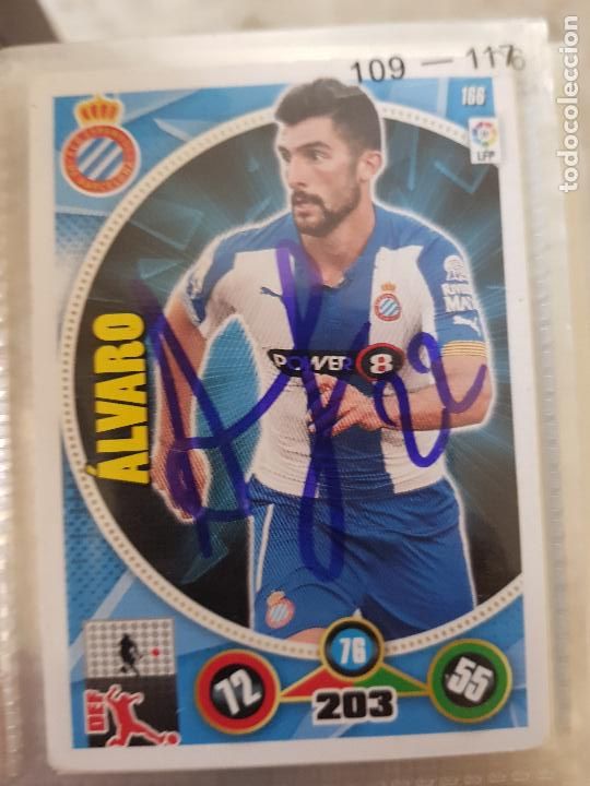 Coleccionismo deportivo: R.C.D.ESPA&Ntilde;OL-ALVARO - Foto 1