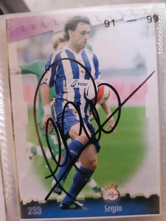 Coleccionismo deportivo: R.C.DEPORTIVO-SERGIO - Foto 1