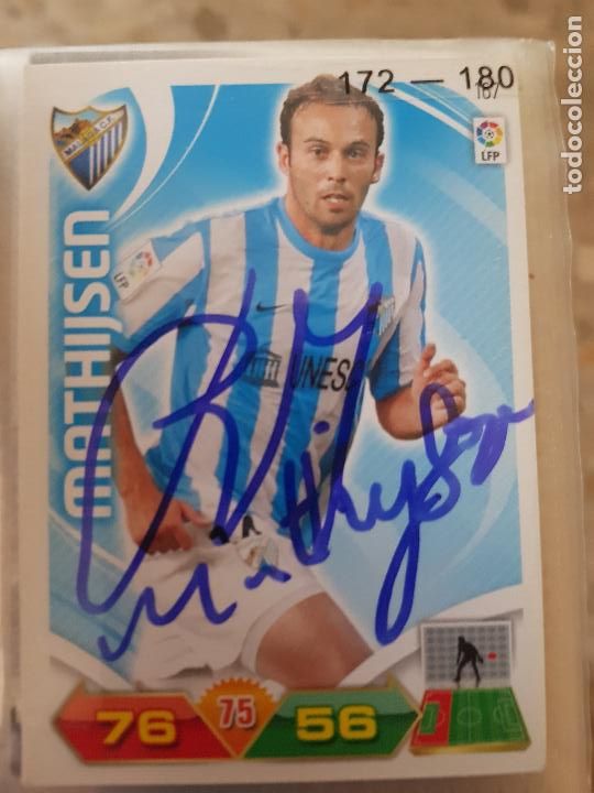 Coleccionismo deportivo: MALAGA C.F.-MATHIJSEN - Foto 1