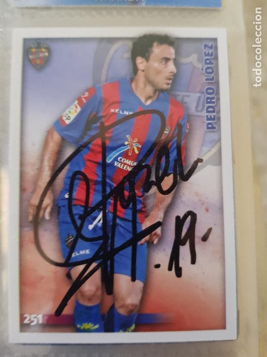 Coleccionismo deportivo: LEVANTE U.D.-PEDRO LOPEZ - Foto 1