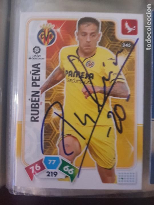 Sammelleidenschaft Sport: VILLARREAL C.F.-RUBEN PE&Ntilde;A
