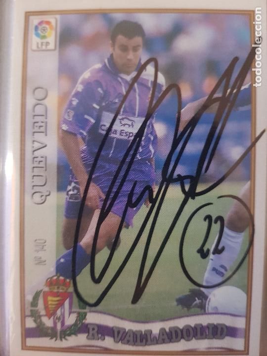 Coleccionismo deportivo: REAL VALLADOLID-QUEVEDO
