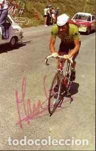 Collectionnisme sportif: FREDDY MAERTENS TOUR FRANCE Pla d'Adet 1976 Signed Autographe WORLD CHAMPION autografa