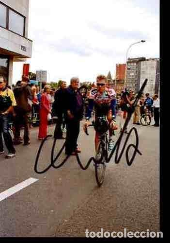 Collectionnisme sportif: AXEL MERCKX Team Lotto Tour France Signed Autograph cycling d&eacute;dicace eddy's son autografa