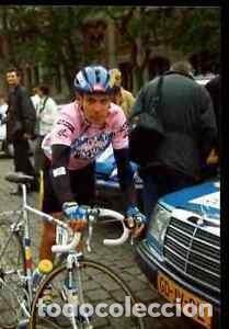 Sammelleidenschaft Sport: Viatcheslav Ekimov Signed Autographe cycling WORLD CHAMPION cycliste Pink Jersey autografa