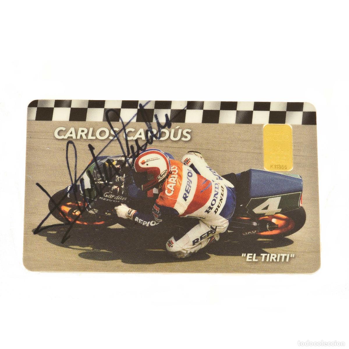 Sammelleidenschaft Sport: Nadir 1 gramo .999 / Carlos Card&uacute;s Autografo