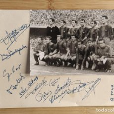 Coleccionismo deportivo: FC BARCELONA-AUTOGRAFOS IMPRESOS-KUBALA LUIS SUAREZ SEGARRA ETC-VER FOTOS-(K-11.608)