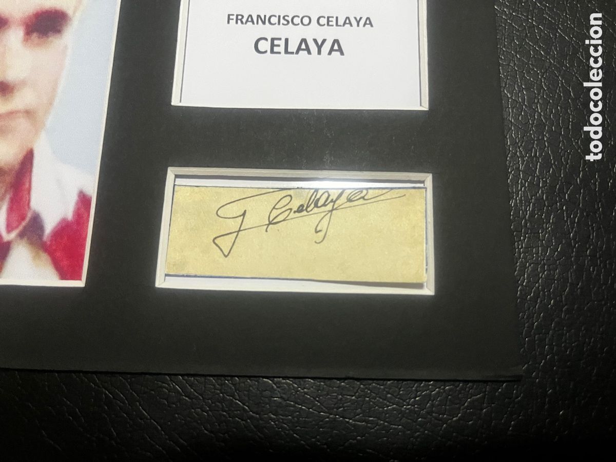 Coleccionismo deportivo: 1946 ATHLETIC BILBAO CELAYA AUTOGRAFO CON COA - Foto 2