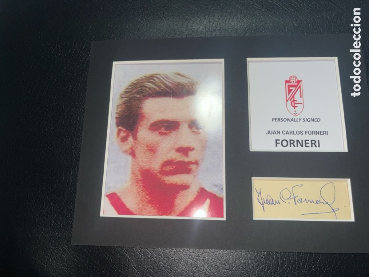 Coleccionismo deportivo: 1960 GRANADA CF FORNERI AUTOGRAFO CON COA - Foto 1