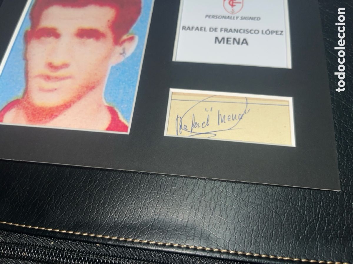 Coleccionismo deportivo: 1962 GRANADA CF MENA AUTOGRAFO CON COA - Foto 2