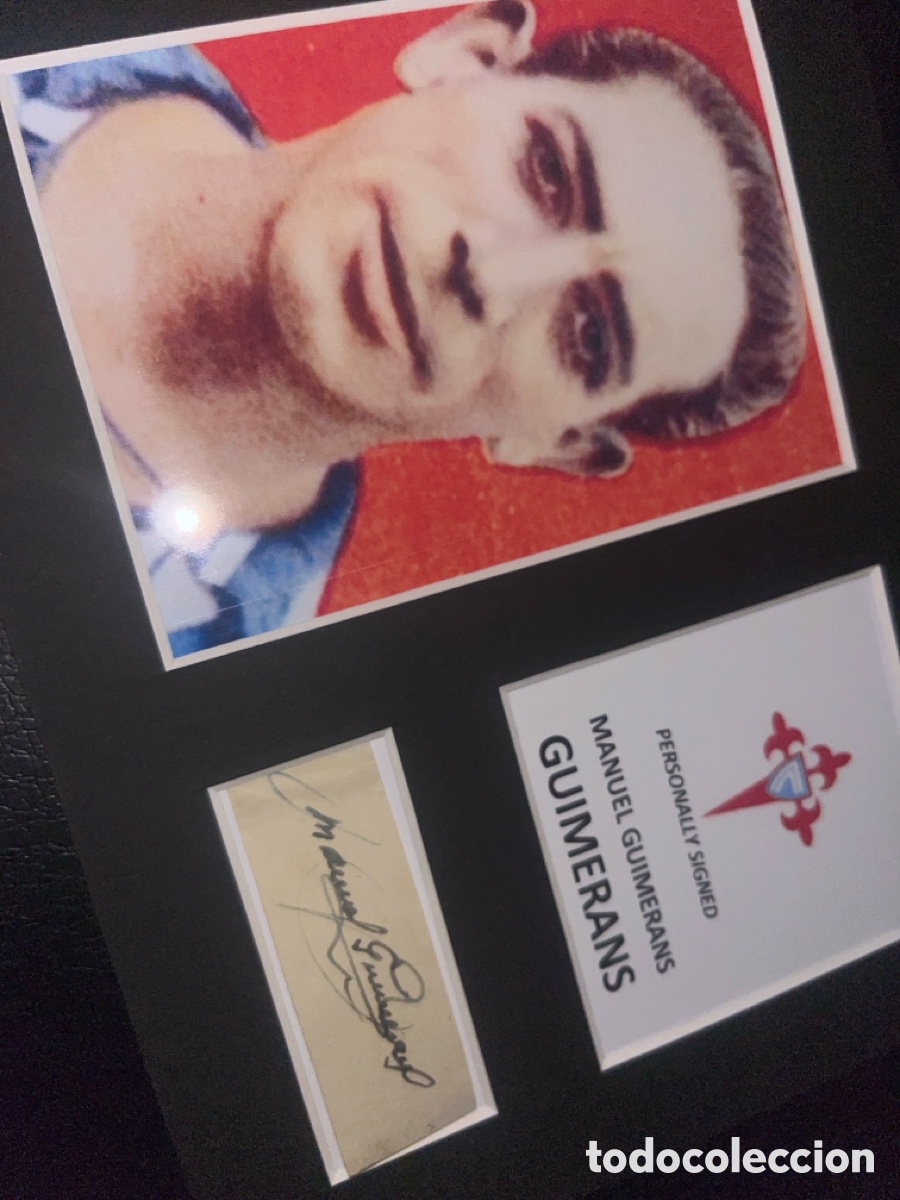 Coleccionismo deportivo: 1950 CELTA DE VIGO GUIMERANS AUTOGRAFO CON COA - Foto 2