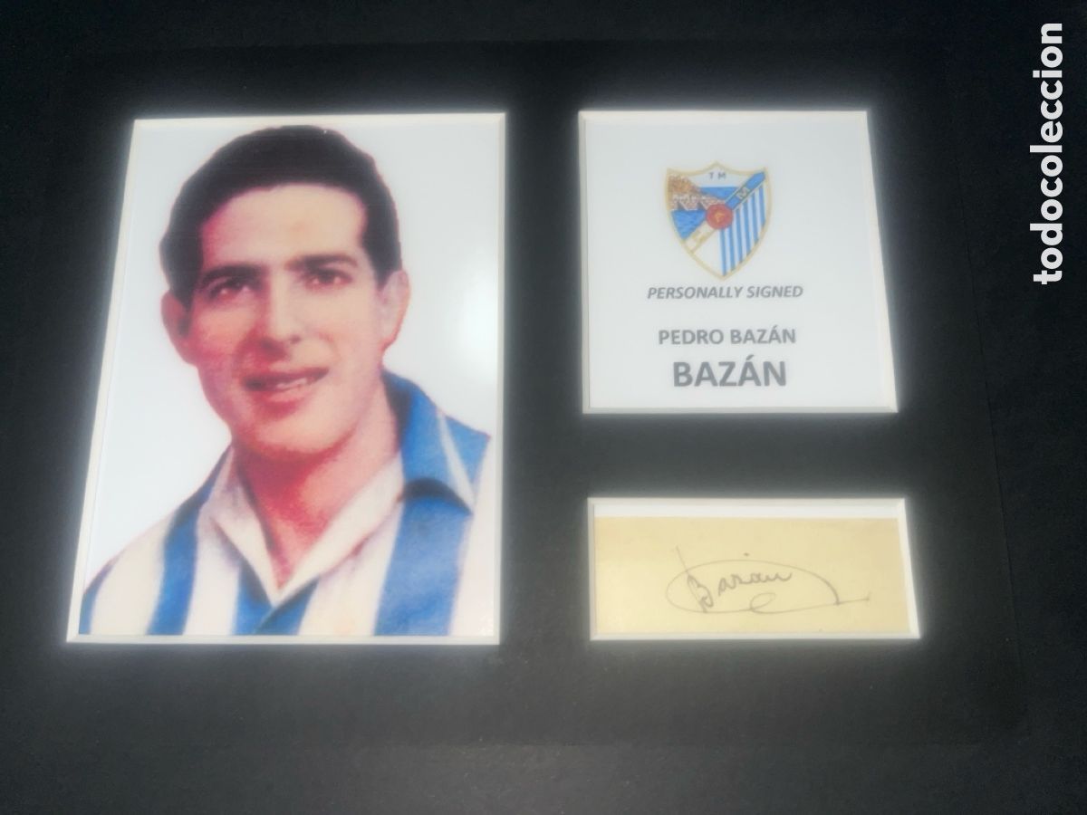 Coleccionismo deportivo: 1947 MALAGA CF BAZAN AUTOGRAFO HANDSIGNED - Foto 1