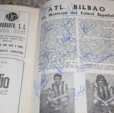 Coleccionismo deportivo: AÑO 1978 / XVIII TORNEO INTERNACIONAL COSTA DEL SOL ¡AUTÓGRAFOS TODO EL EQUIPO DEL ATLÉTICO BILBAO!