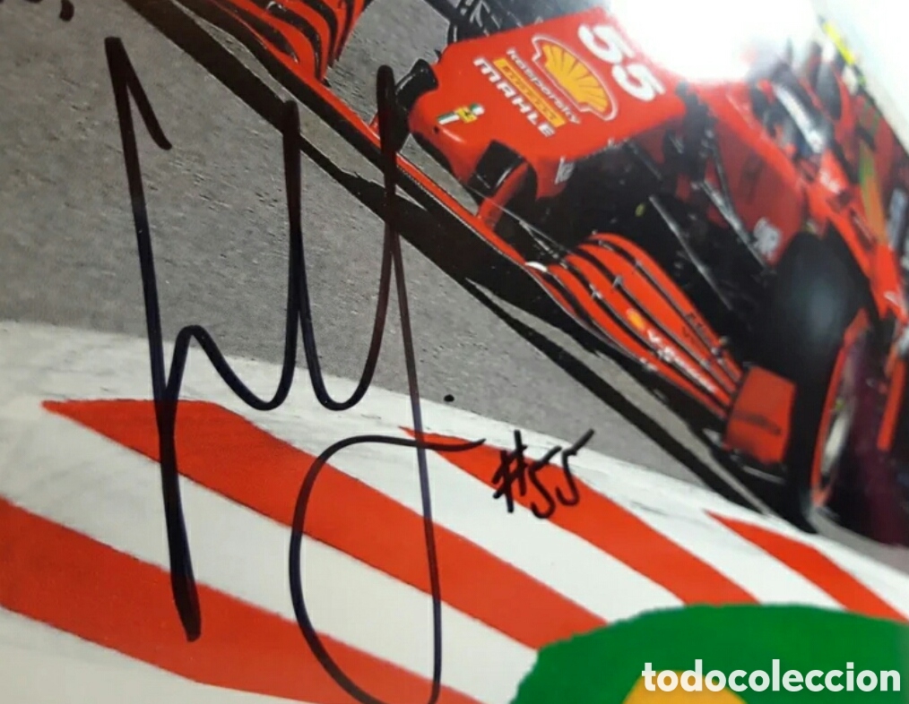 Coleccionismo deportivo: Carlos Sainz aut&oacute;grafo - Foto 2