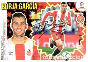Sammelleidenschaft Sport: CROMO FIRMADO - AUTOGRAFO FUTBOL - BORJA GARCIA - GIRONA