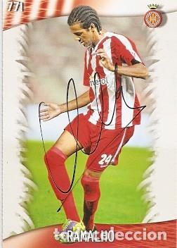 Sports collectibles: CROMO FIRMADO - AUTOGRAFO FUTBOL - RAMALHO - GIRONA