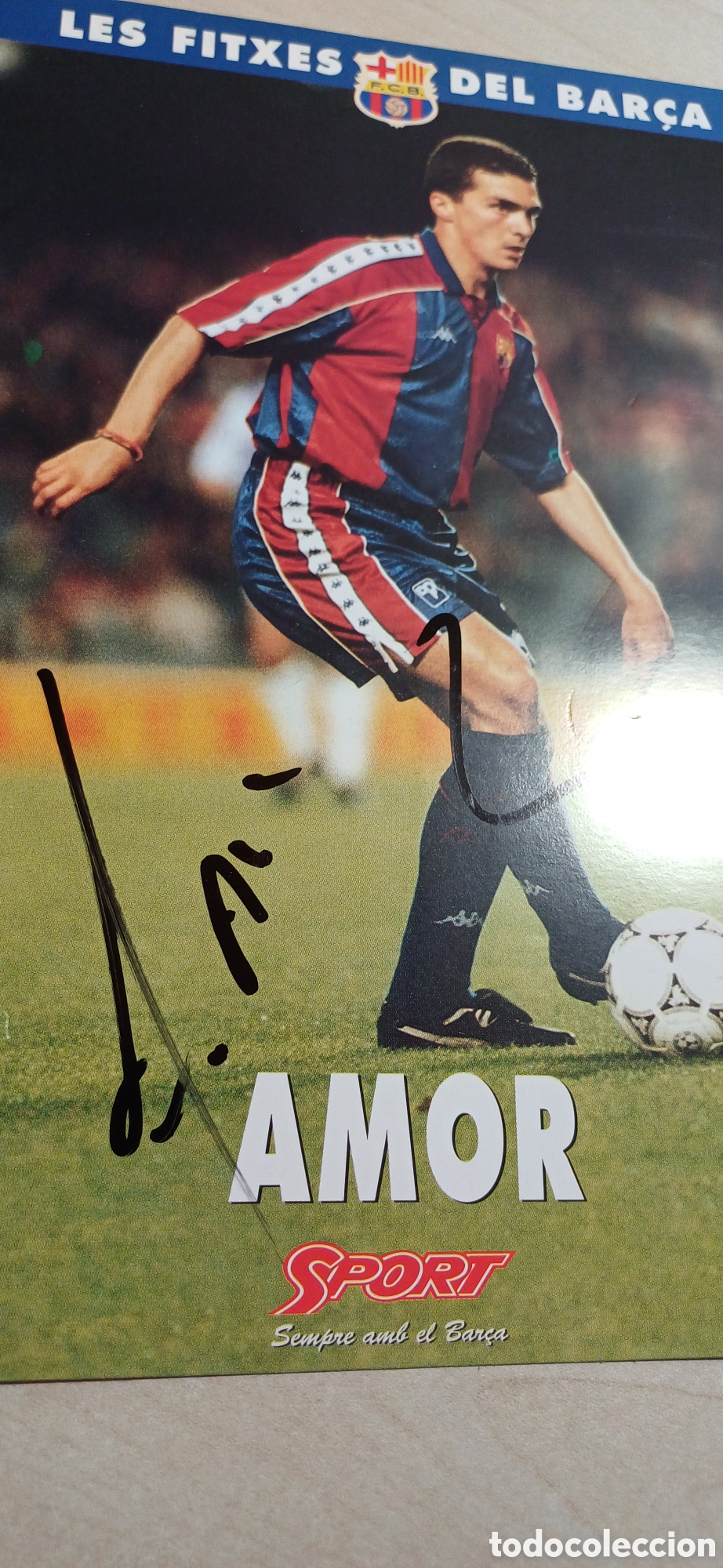 Coleccionismo deportivo: Autografo Guillermo Amor - Foto 2