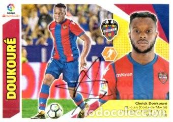 Sports collectibles: CROMO FIRMADO - AUTOGRAFO FUTBOL - DOUKOURE - LEVANTE