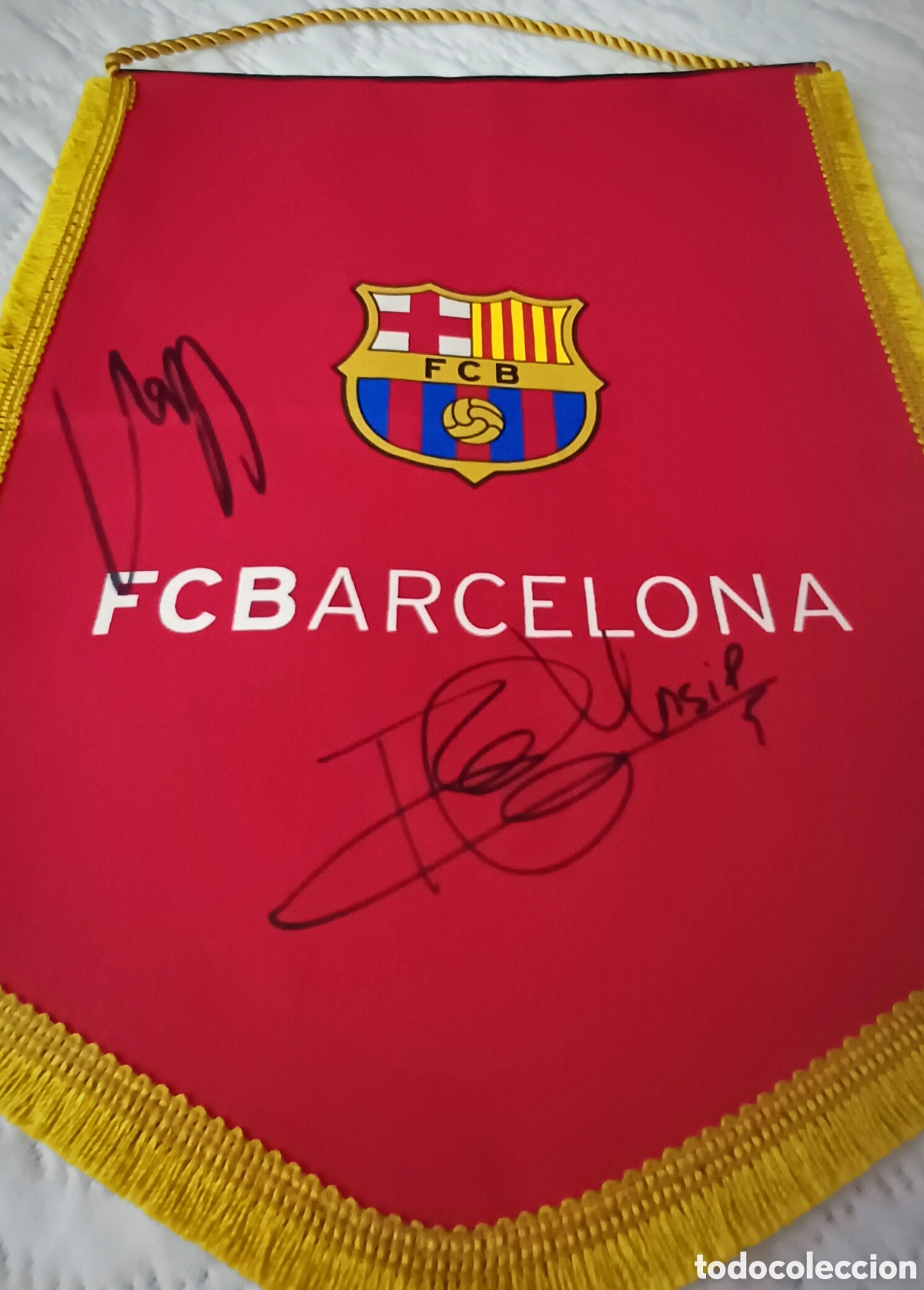 Coleccionismo deportivo: Autografo Gundogan y Enric Masip - Foto 1